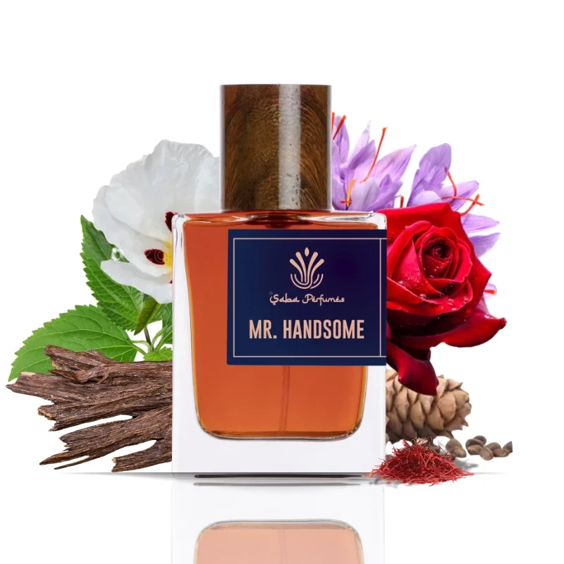 Mr Handsome Perfume EDP Spray | Oud Rose Woody Warm Spicy | For Men | Luxury Gift for Him | Variants Available: 50 ml Spray