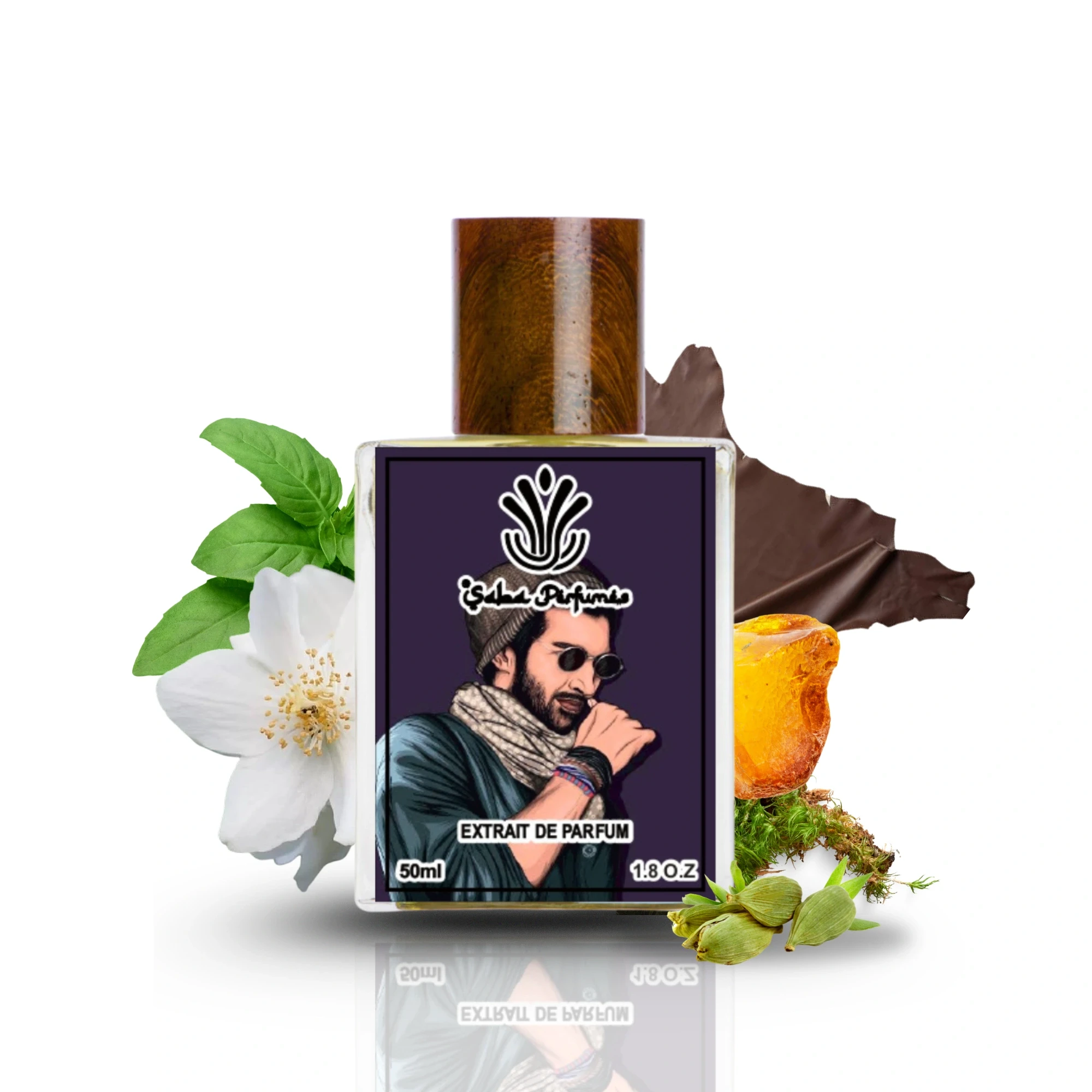 Romantic Hero Perfume Spray for Men | Leather Animalic Earthy Fragrance Accords | Luxury Gift for Him  |
